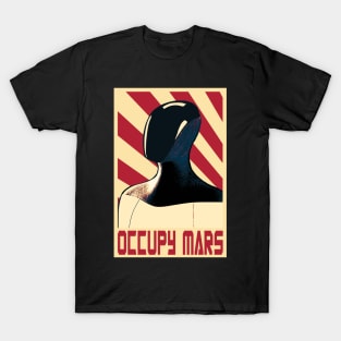 Occupy Mars Tesla Bot T-Shirt